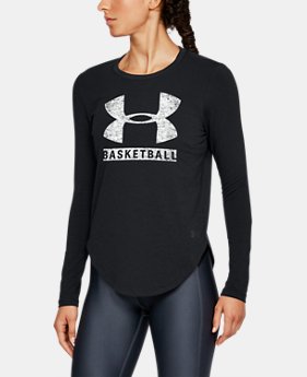 New Arrival Women's UA Basketball Long Sleeve Shirt 1 Color Available $40