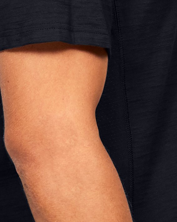 Men's Charged Cotton® Short Sleeve, Black, pdpMainDesktop image number 3