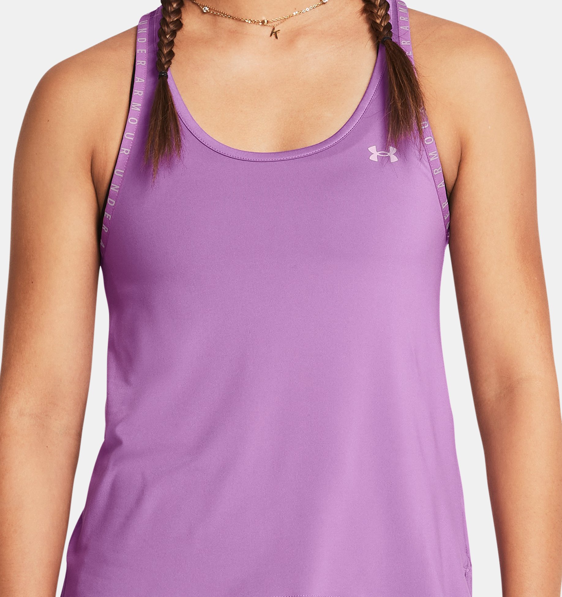 Under Armour Training Knockout tank in white