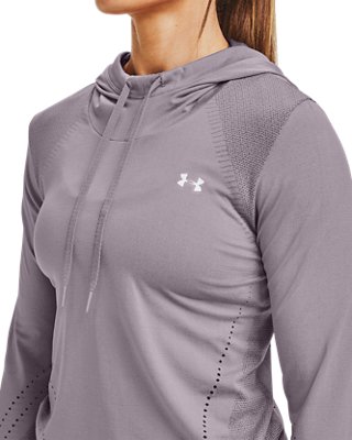 under armour hoodie women purple