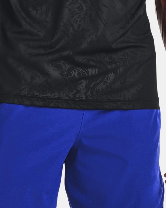 Men's UA Stretch Woven Shorts, Blue, pdpMainDesktop image number 3