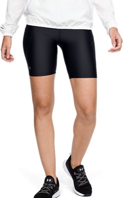 under armour women's heatgear authentic long shorts