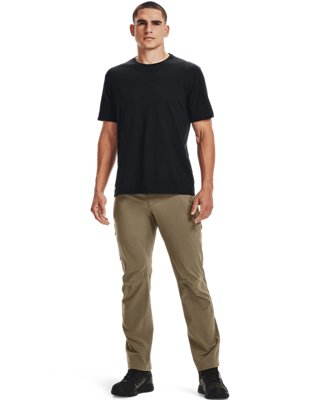 Men's UA Tactical Cotton T-Shirt, Black, pdpMainDesktop image number 1