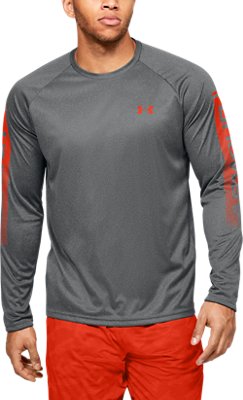 under armour men's training long sleeve baseball shirt