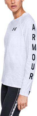 under armour women's long sleeve white