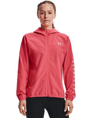 Women's UA Woven Branded Full Zip Hoodie Under Armour Women's UA Woven Branded Full Zip Hoodie Under Armour