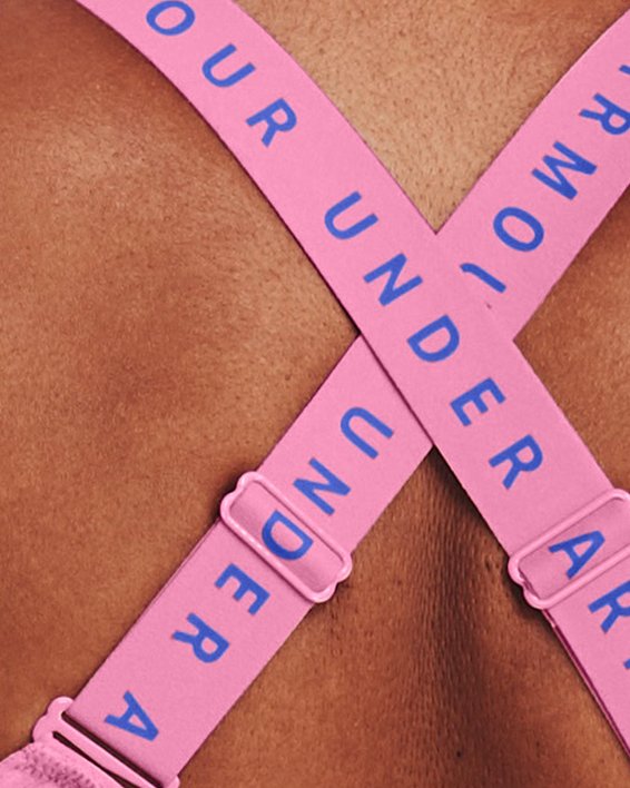 Sostén deportivo UA Infinity Mid para mujer, Pink, pdpMainDesktop image number 6