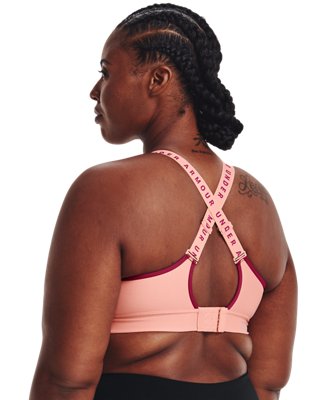 Sost&eacute;n deportivo UA Infinity Mid para mujer, Pink, pdpMainDesktop image number 6