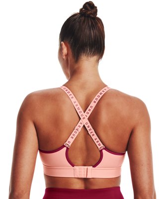 Sost&eacute;n deportivo UA Infinity Mid para mujer, Pink, pdpMainDesktop image number 5