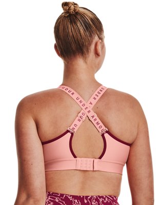 Sost&eacute;n deportivo UA Infinity Mid para mujer, Pink, pdpMainDesktop image number 7