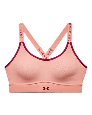 Sost&eacute;n deportivo UA Infinity Mid para mujer, Pink, pdpMainDesktop image number 8