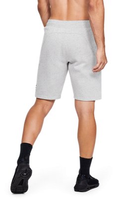 under armour speckled fleece shorts