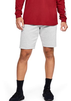 under armour speckled fleece shorts