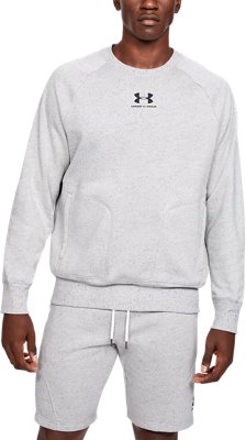 under armour fleece poly crew sweatshirt