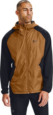 under armour men's sportstyle woven full zip jacket