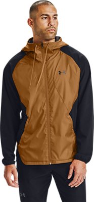 under armour men's sportstyle woven full zip jacket