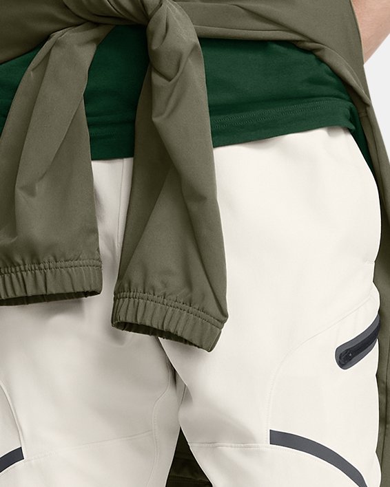 Men's UA Unstoppable Cargo Pants, White, pdpMainDesktop image number 2