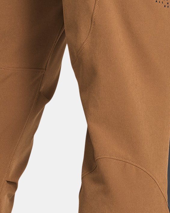 Pantalones UA Unstoppable Cargo para Hombre, Brown, pdpMainDesktop image number 1