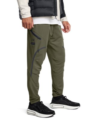 Under Armour Men's Green Unstoppable Cargo Pants Marine Od / Black Large