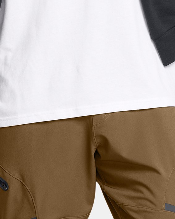 Men's UA Unstoppable Cargo Pants, Brown, pdpMainDesktop image number 2