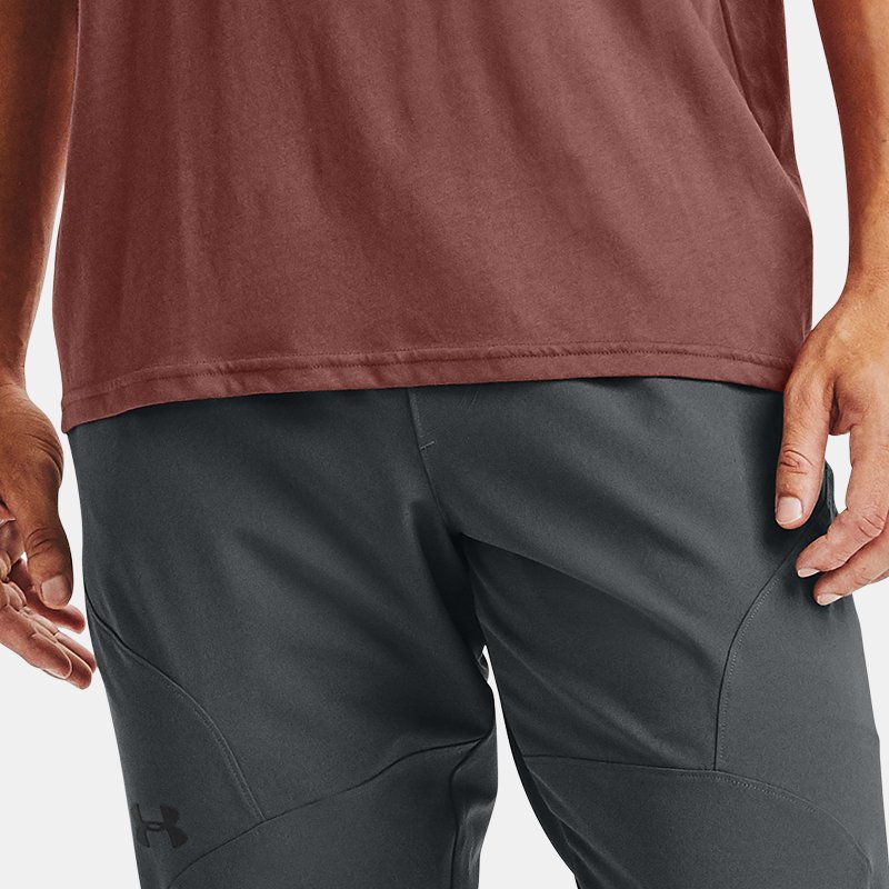 Men's Under Armour Unstoppable Tapered Pants Pitch Gray / Black XS