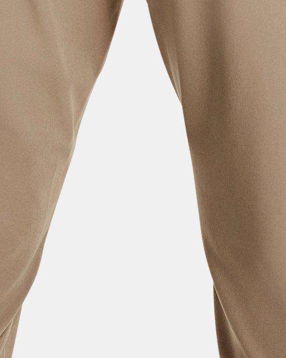 Men's UA Unstoppable Tapered Pants in Brown image number 1