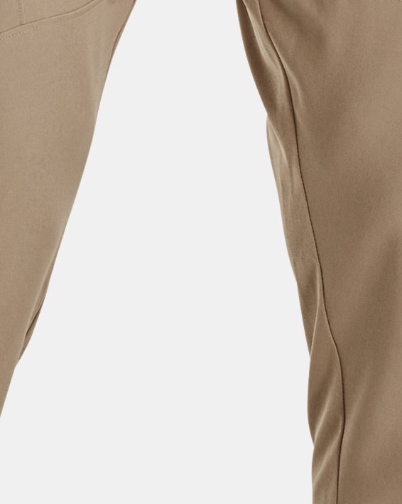 Men's UA Unstoppable Tapered Pants in Brown image number 0