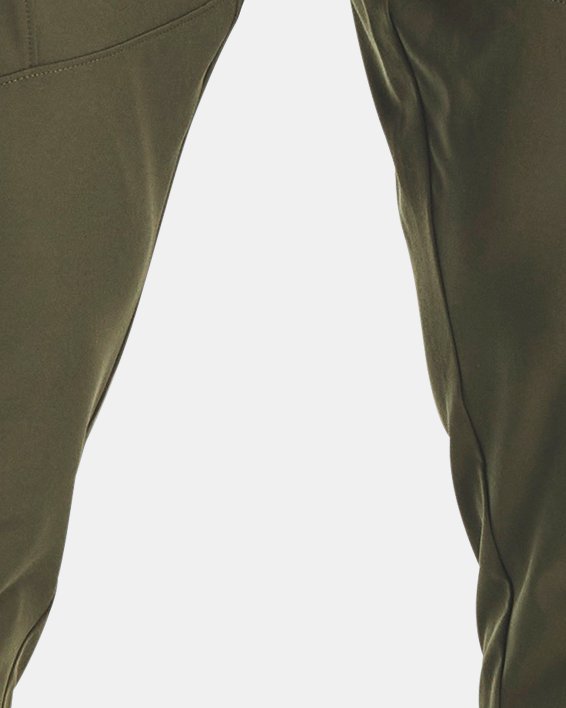 Men's UA Unstoppable Tapered Pants in Green image number 0