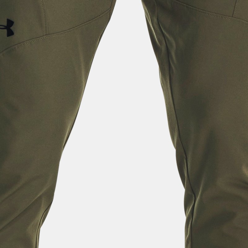 Men's Under Armour Unstoppable Tapered Pants Marine OD Green / Black XS