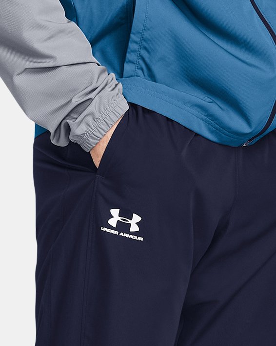 UA VITAL WOVEN PANTS in Blue image number 2