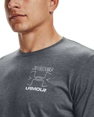 Men's UA Branded Crop Short Sleeve image number 3