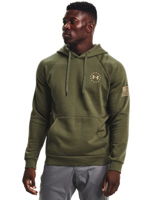 under armour dark green hoodie