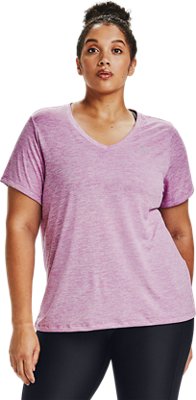 under armour v neck t shirt women's