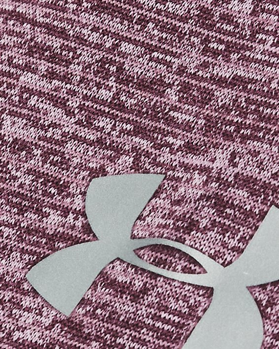 Haut à manches courtes col V UA Tech™ Twist pour femme, Purple, pdpMainDesktop image number 3