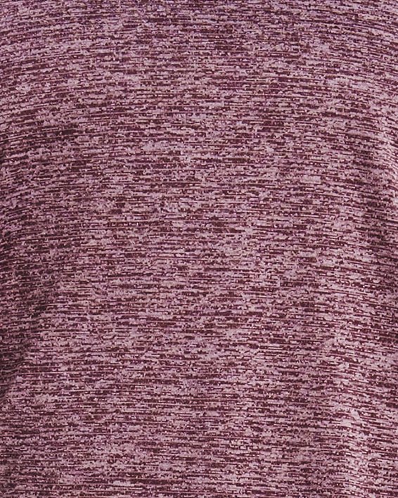 Haut à manches courtes col V UA Tech™ Twist pour femme, Purple, pdpMainDesktop image number 0