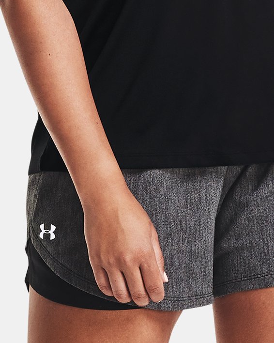 Under Armour Play Up 3.0 shorts in green