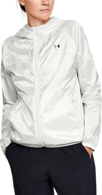 white under armour windbreaker