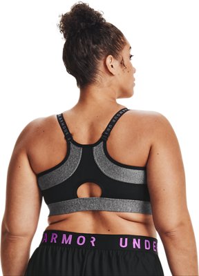women's ua infinity high heather sports bra