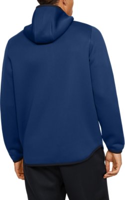 under armour blue zip up hoodie