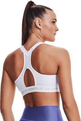 Armour&reg; High Crossback con cremallera, White, pdpMainDesktop image number 7