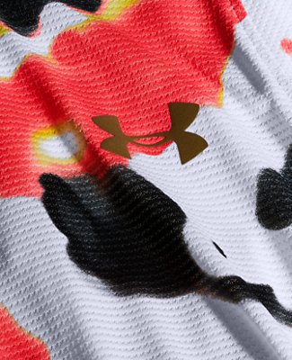 Under Armour Women's UA Qualifier Run Iso-Chill Upstream Camo Short Sleeve. 7