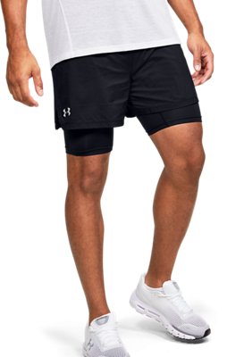 under armour men's 2 in 1 shorts