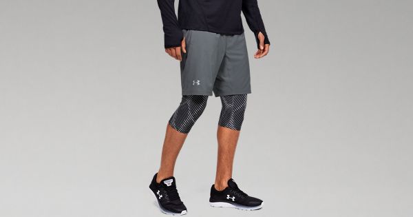Men's UA Launch SW Long 2-in-1 Printed Shorts | Under Armour US