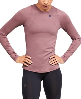 under armour women's unstoppable double knit mock neck long sleeve shirt