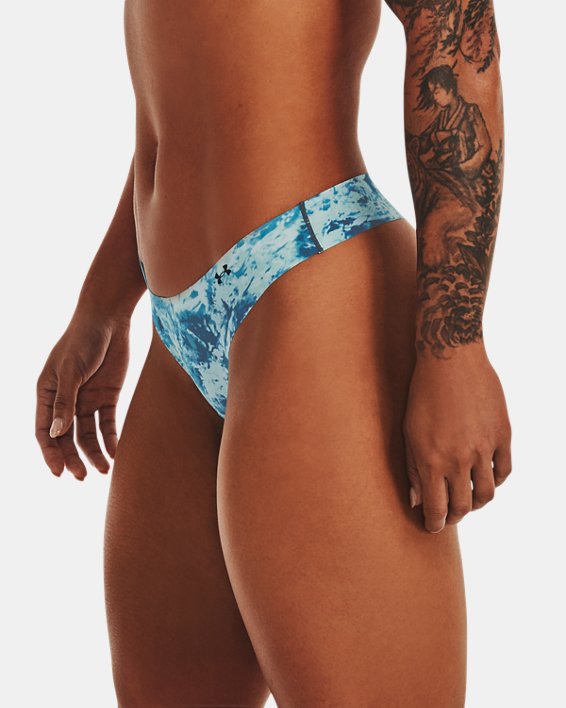 Under Armour - Women's UA Pure Stretch Print Thong 3-Pack Underwear