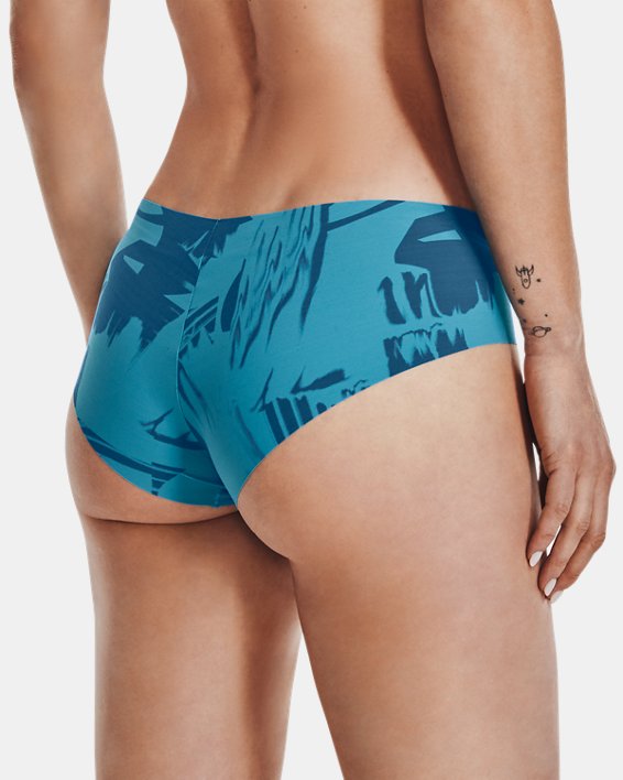 Under Armour Women's UA Pure Stretch Print Hipster 3-Pack Underwear. 2