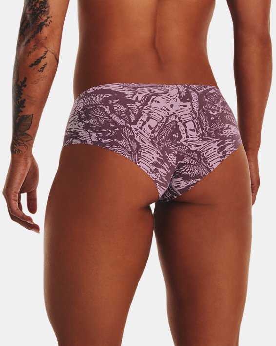 Under Armour Women's UA Pure Stretch Print Hipster 3-Pack Underwear. 2