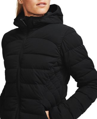 women's stretch down puffer coat