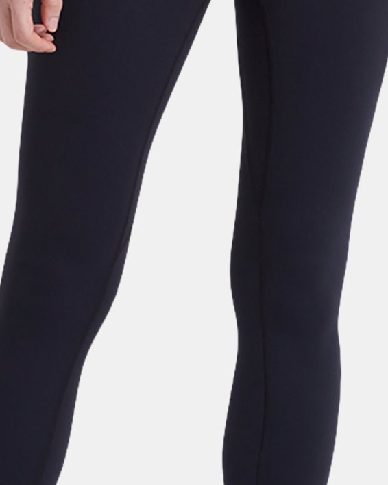 Nike Women's Dri-Fit One Mid-Rise Shine Legging Pants (Black/White, XX-Small)  