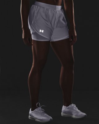 under armour fly by 2 shorts womens